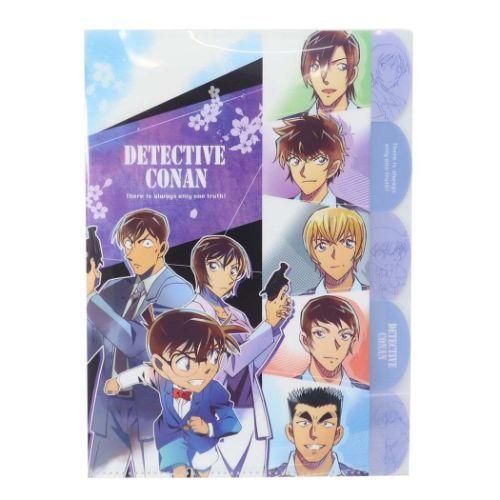 名探偵コナン ダイカット 5インデックス A4クリアファイル ポケット