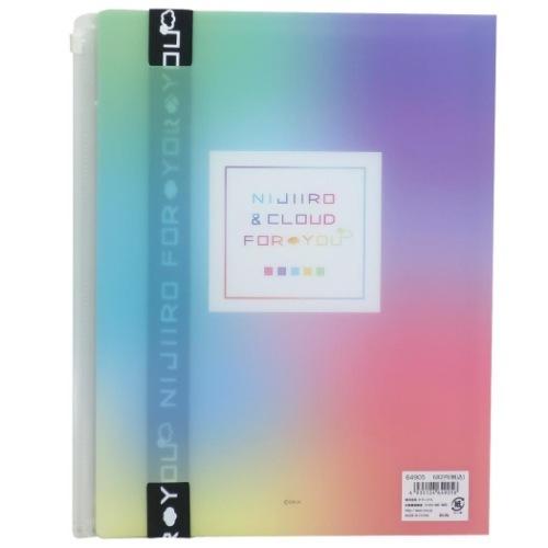 ファイル ジップファスナー付 6ポケット クリアファイル Nijiiro 通販 Over The Rainbow グッズ キャラクターのシネマコレクション 通販 Paypayモール