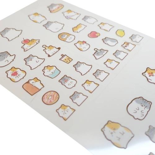 プチシールセット ハムスター シール シート えもこれあにまるず かわいい グッズ キャラクターのシネマコレクション 通販 Paypayモール