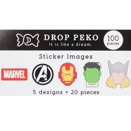 MARVEL（マーベル） フレーク シール DROP PEKO MARVEL クラックス 5柄