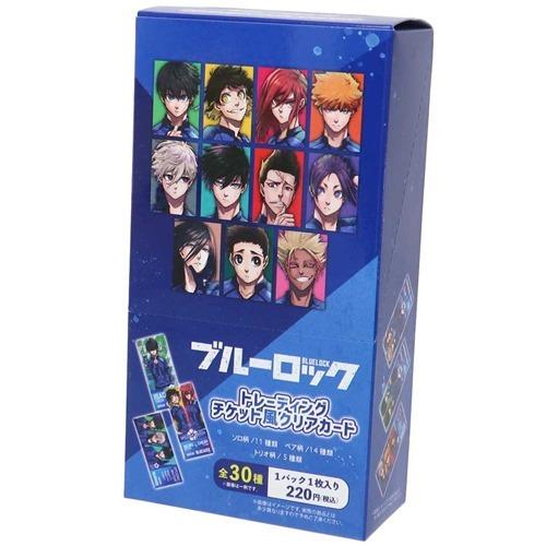ブルーロック トレーディングチケット風クリアカード コレクション雑貨