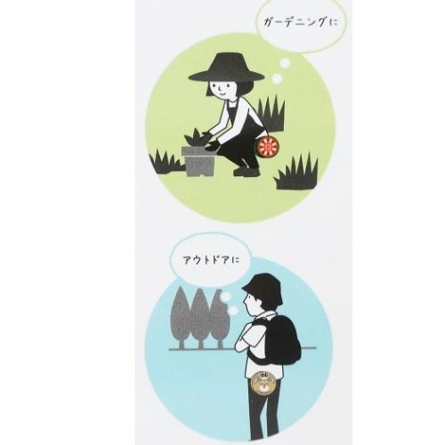 蚊取り線香ホルダー つり下げ式 ポータブル ミニ 蚊遣り カワウソ