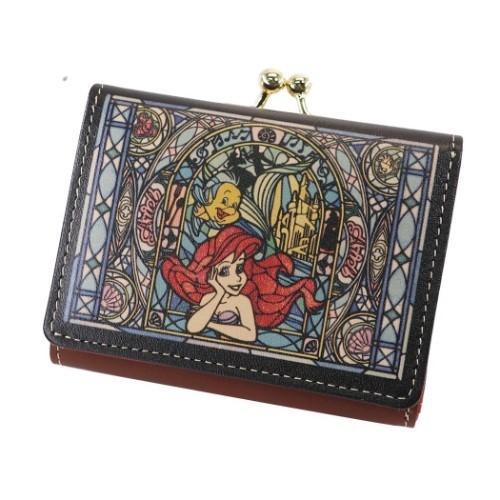 美しい 三つ折りコンパクト財布 リトルマーメイド アリエル ミニウォレット ディズニープリンセス 通販 ステンドグラスコレクション グッズ 数量は多 Cepici Gouv Ci
