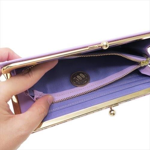 Disney レザーがまぐちロングウォレット シンデレラ レディース長財布  