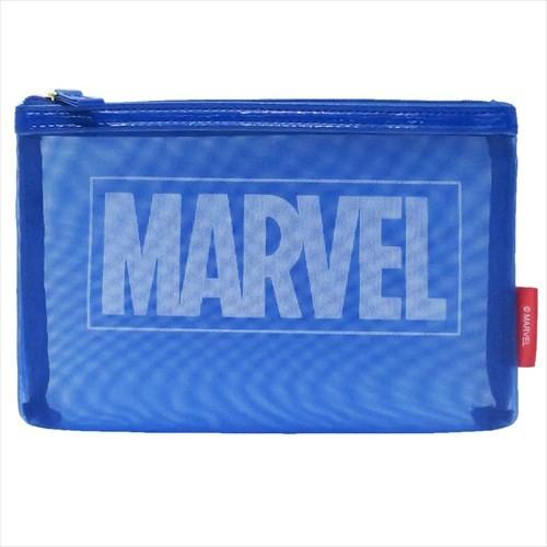 MARVEL 19×12×2cm マーベル 筆箱 フラットポーチ キャラクター グッズ デルフィーノ BOXロゴ【セール】 プレゼント バレンタイン｜cinemacollection｜05