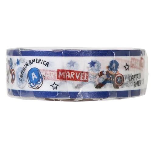 15mm マステ MARVEL × GuriHiru マスキングテープ マーベル キャプテン