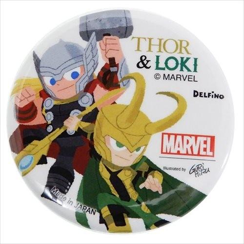 缶バッジ マイティソー＆ロキ 56mmカンバッジ グルヒル マーベル デル