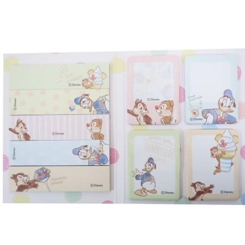 Disney（ディズニー） ドナルド ＆ チップ＆デール グッズ 付箋 BOOK型
