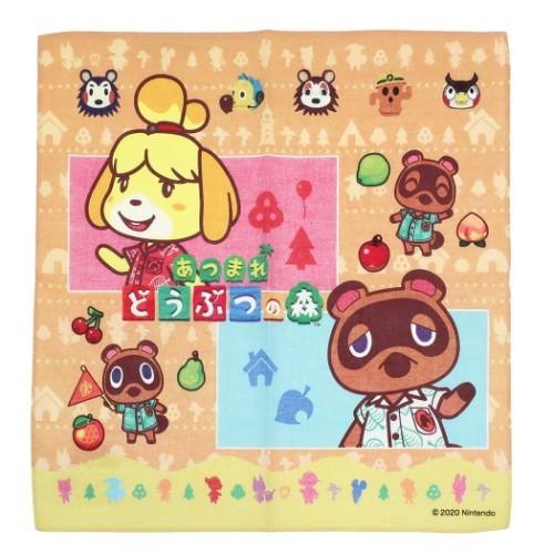 あつまれどうぶつの森 キャラクター ハンカチ お手拭きタオル ようこそ無人島柄 グッズ キャラクターのシネマコレクション 通販 Paypayモール