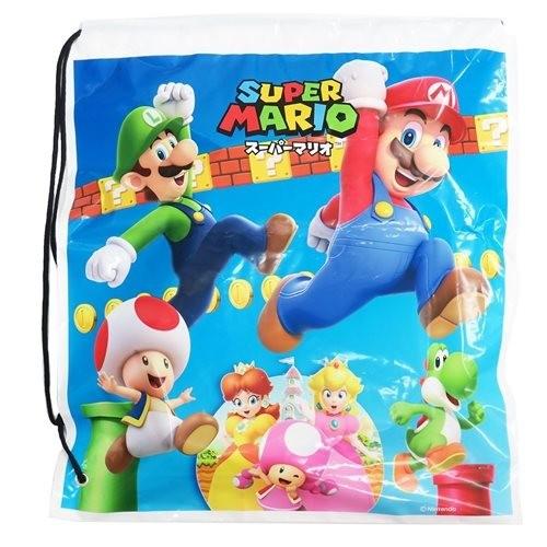 ビニールバッグ ジャンプ柄 Nintendo プールバッグ スーパーマリオ キャラクター グッズ 工場直送
