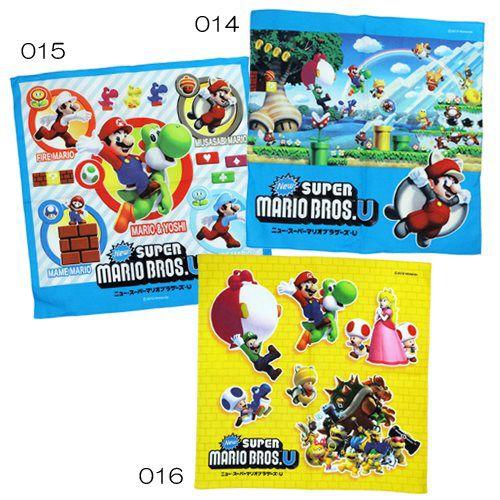 スーパーマリオブラザーズU ランチクロス ゲームグッズ 大判ハンカチ