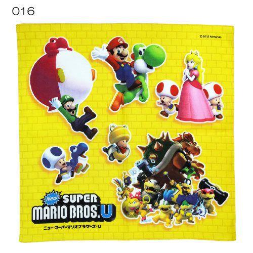 スーパーマリオブラザーズU ランチクロス ゲームグッズ 大判ハンカチ