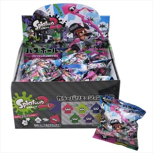 スプラトゥーン2 マスコットが飛び出す 倉庫 バスボール イカ Nintendo グッズ キャラクター 子供とお風呂 入浴剤 フレッシュバブルの香り