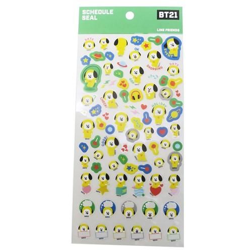 Bt21 K Popアーティスト Line Friends 公式 シールシート キャラクター グッズ エンスカイ Chimmy キャラクターのシネマコレクション 通販 Paypayモール