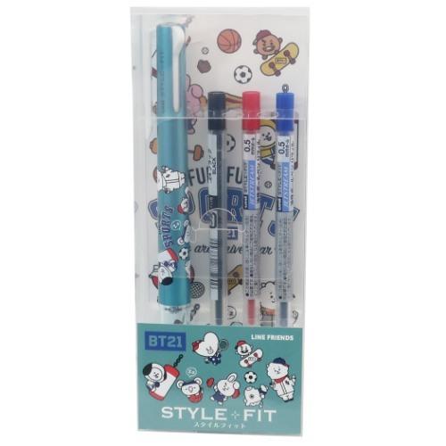 Bt21 キャラクター ボールペン スタイルフィット 3色ホルダーペン スポーツ2 Line Friends 商品 キャラクターのシネマコレクション 通販 Paypayモール