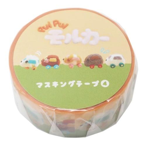 マスキングテープ キャラクター 17mm マステ Puipuiモルカー 渋滞 エンスカイ キャラクターのシネマコレクション 通販 Paypayモール