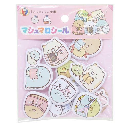 すみっコぐらし キャラクター フレーク シール 立体マシュマロ シール すみっコぐらし学園 サンエックス グッズ Esk キャラクターのシネマコレクション 通販 Yahoo ショッピング