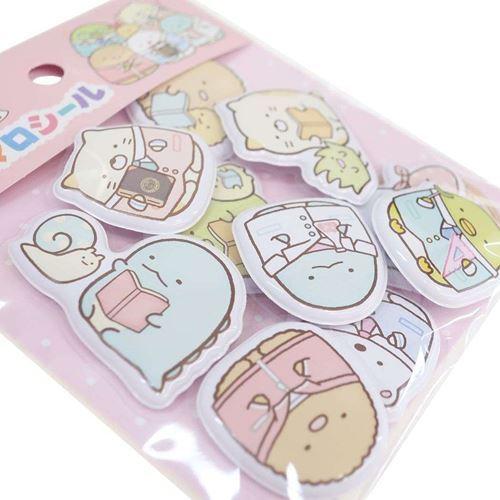 すみっコぐらし キャラクター フレーク シール 立体マシュマロ すみっ