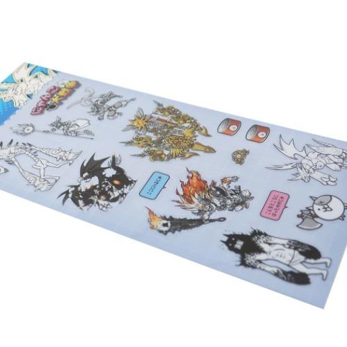 シールシート にゃんこ大戦争 クリアシール ブルー 手帳デコ キャラクターのシネマコレクション 通販 Paypayモール