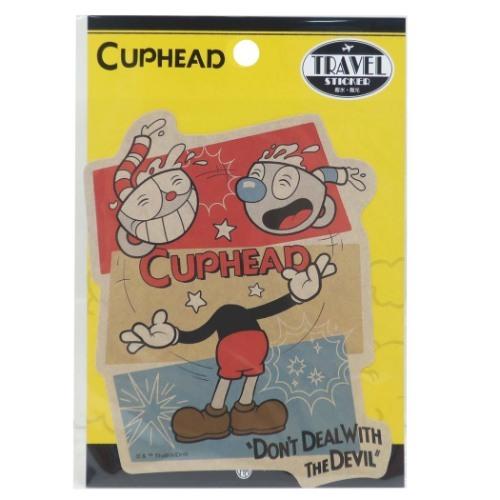 カップヘッド Cuphead ビッグシール トラベル ステッカー No19 ゲームキャラクター グッズ キャラクターのシネマコレクション 通販 Paypayモール