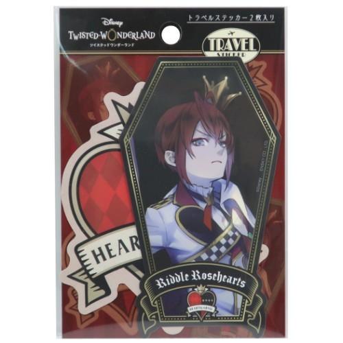 ツイステ グッズ キャラクター シール トラベル ステッカーセット ハーツラビュル寮 リドルローズハート ツイステッドワンダーランド グッズ キャラクターのシネマコレクション 通販 Paypayモール