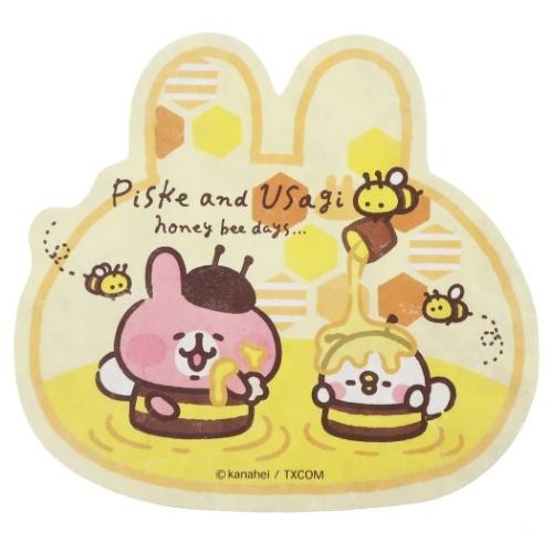 カナヘイの小動物 キャラクター 人気新品 ステッカー トラベル ビッグ シール ピスケとうさぎのみつばちデイズ6 Lineクリエイターズ379円