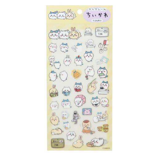 ちいかわ クリアシール シールシート ふんわり キャラクター
