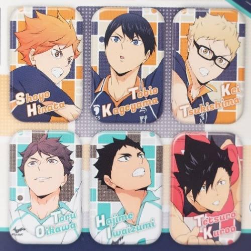 ハイキュー TO THE TOP まるかく カンバッジ 3 全12種 缶バッジ 少年 