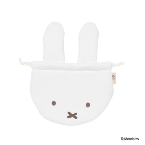 ミッフィー 絵本キャラクター 巾着袋 BRUNA FACE ダイカットきんちゃく ディックブルーナ