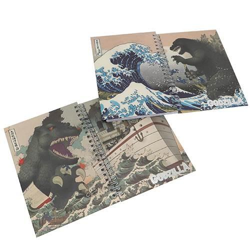 ゴジラ キャラクター グッズ リングノート B6リングノート 浮世絵