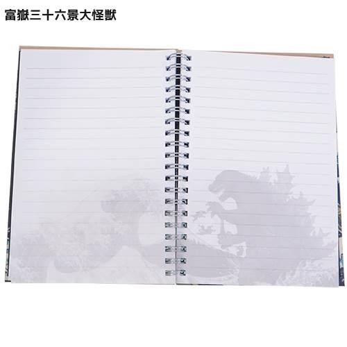 ゴジラ キャラクター グッズ リングノート B6リングノート 浮世絵