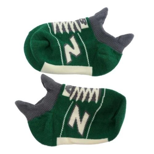 ニューバランス キッズ スニーカーソックス 子供用 靴下 ライトグリーン New Balance グッズ スポーツブランド キャラクターのシネマコレクション 通販 Paypayモール