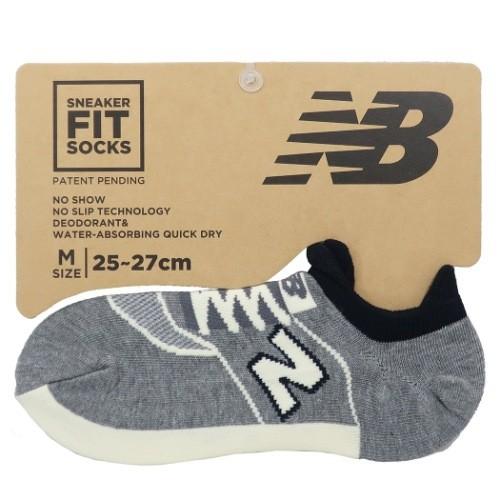ニューバランス 男性用 靴下 メンズ スニーカーソックス グレー New Balance レンフロジャパン 25 27cm キャラクターのシネマコレクション 通販 Paypayモール
