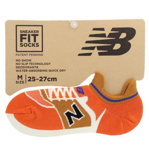ニューバランス メンズ スニーカーソックス 男性用 靴下 オレンジ New Balance レンフロジャパン キャラクターのシネマコレクション 通販 Paypayモール
