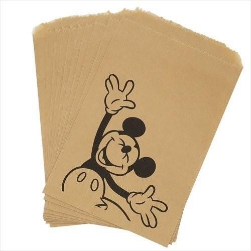 紙袋 ミッキーマウス フラットペーパーバッグ 10枚 セット ラフ ディズニー フロンティア キャラクターのシネマコレクション 通販 Paypayモール