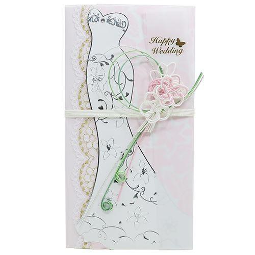 ドレス金封 グッズ ご祝儀袋 一万円位 ご結婚祝い マーメイドピンク フロンティア 熨斗袋 中封筒 短冊付き キャラクターのシネマコレクション 通販 Paypayモール