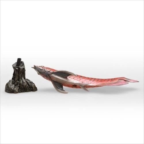 アジアアロワナ フィギュア ソフトモデルフィギュア 紅龍 古代魚