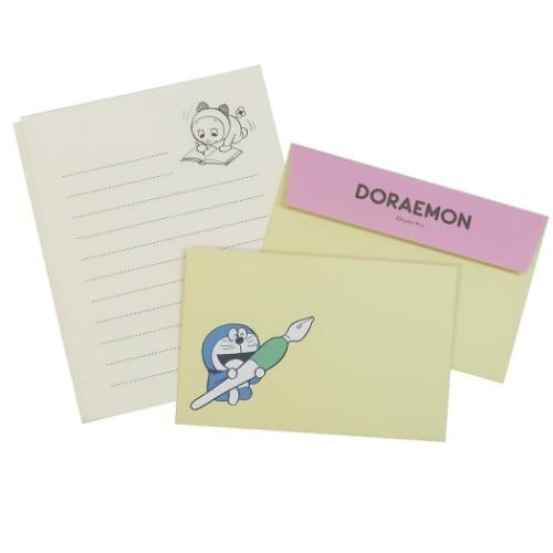 ドラえもん ミニ レターセット 手渡し 手紙セット Pen 藤子f不二雄 グリーンフラッシュ 便箋 ミニ封筒 キャラクターのシネマコレクション 通販 Paypayモール