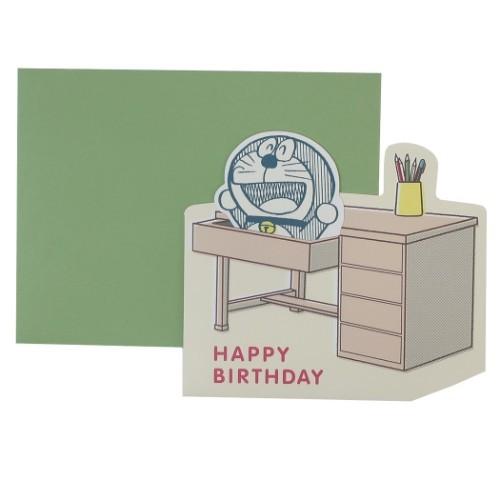 ドラえもん 藤子f不二雄 アニメキャラクター バースデーカード グリーティングカード デスク グリーンフラッシュ Gfl Dg 199 キャラクターのシネマコレクション 通販 Yahoo ショッピング