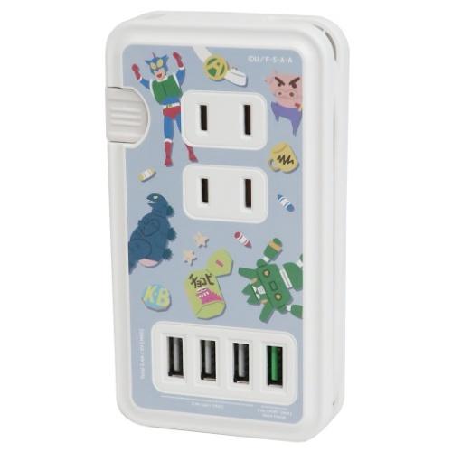 クレヨンしんちゃん グッズ 電源タップ アニメキャラクター Usbポート付き Acタップ おもちゃ キャラクターのシネマコレクション 通販 Paypayモール