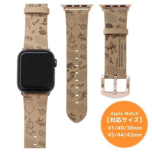 限定特価 くまのプーさん Apple Watch レザーバンド アップルウォッチ 替えバンド ディズニー Arubacbd Co Uk