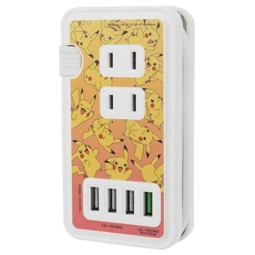 ピカチュウ USBポート付きテーブルタップ Anker USB付き電源タップ ピカチュウモデル | 電源タップの製品情報