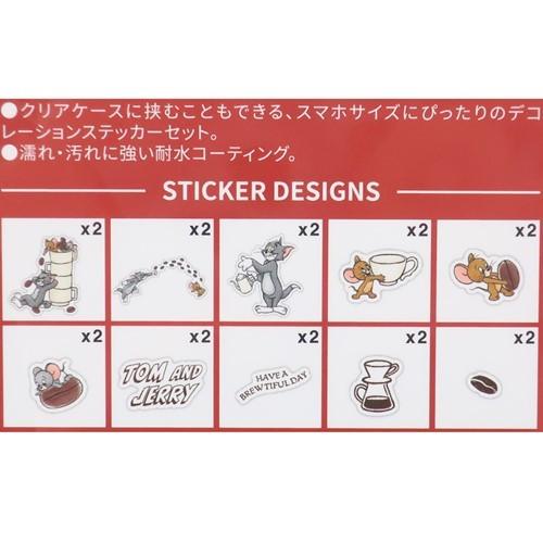 22超人気 トムとジェリー モバイルステッカー フレークシール コーヒー ワーナーブラザース キャラクター Shipsctc Org