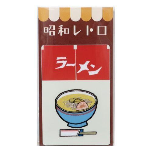昭和レトロ ミニシール ビニールステッカー ラーメン ゼネラル