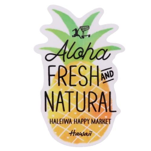 防水 ステッカー Haleiwa Happy Market ダイカット シール Hhm 071 ハレイワ ゼネラルステッカー おしゃれ 耐光 耐水 Surajinformatics