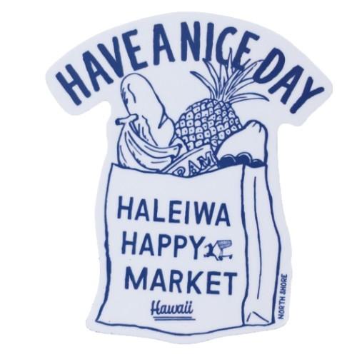 防水 ステッカー ハレイワ グッズ Haleiwa Happy Market ダイカット シール Hhm 093 ゼネラルステッカー おしゃれ Kingrun Hokkaido