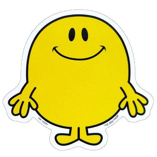 ミスターメン リトルミス Mr Happy ダイカットステッカー キャラクターグッズ キャラクターのシネマコレクション 通販 Paypayモール