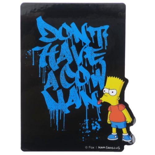 ビッグ シール シンプソンズ ステッカー 防水 ダイカット The Simpsons グッズ Don T Have A Cow Man キャラクター プチギフト 耐水 耐光 キャラクターのシネマコレクション 通販 Paypayモール