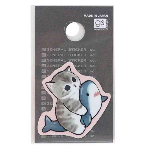 ねこ グッズ 防水シール キャラクター ダイカット耐水ミニステッカー サメ乗り Mofusand モフサンド プレゼント 男の子 女の バレンタイン Gs Mof 011 キャラクターのシネマコレクション 通販 Yahoo ショッピング