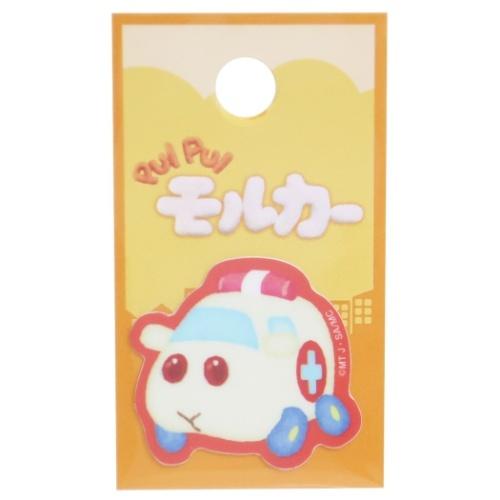 ミニシール Pui Pui モルカー ダイカット イラスト ステッカー 救急モルカー 赤 プイプイモルカー ゼネラルステッカー 耐水耐光 キャラクターのシネマコレクション 通販 Paypayモール